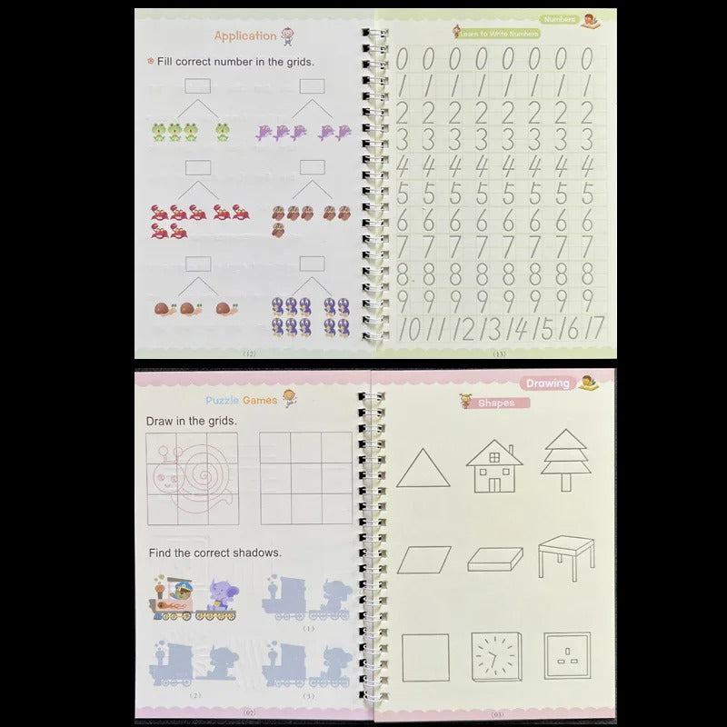 Set Cuaderno Tinta Mágica en ESPAÑOL