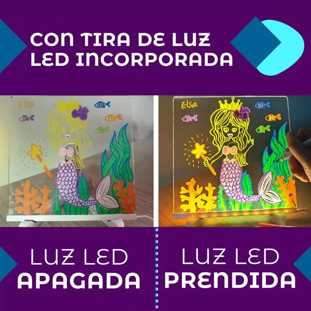 ✨Pizarra LED Viral