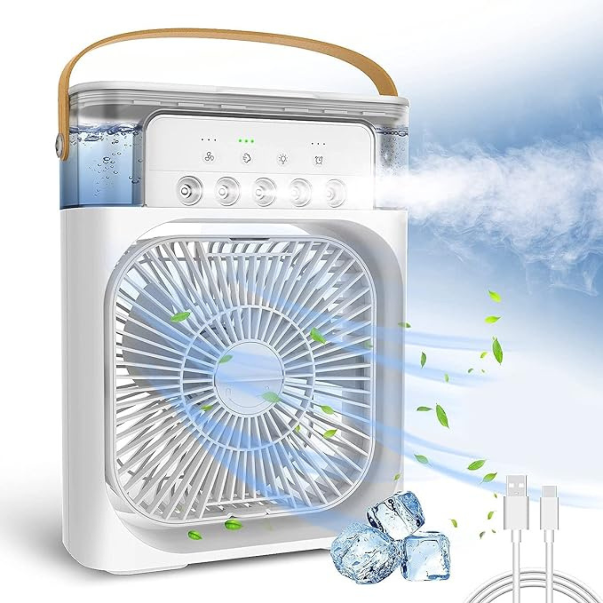 AquaFresh™ Ventilador Humidificador 2 en 1