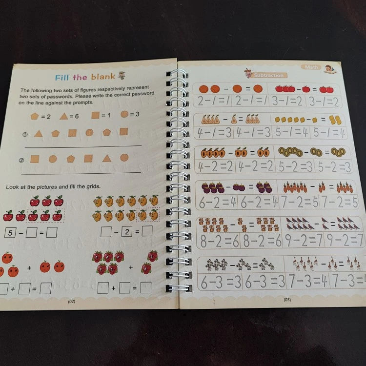 Set Cuaderno Tinta Mágica en ESPAÑOL