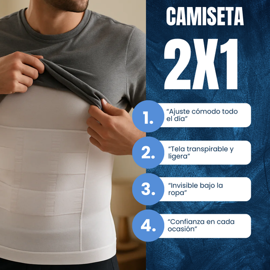 SlimFitCamiseta™ LLEVA 2 X 1  hasta agotar stock