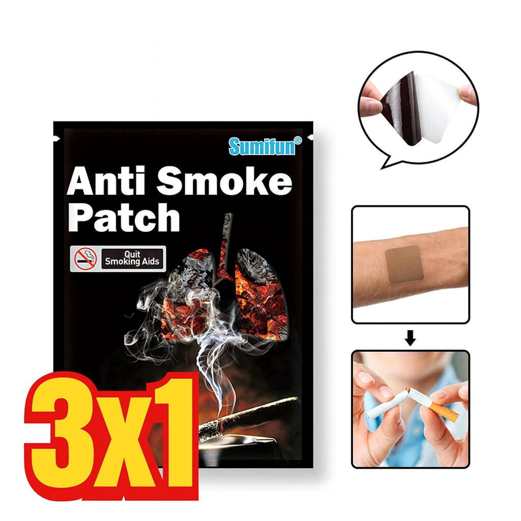 RespiraFácil® Parche Antitabaco LLEVA 30PCS