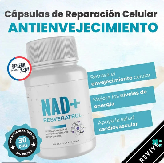NAD+RESVERATROL 60 CAPSULAS