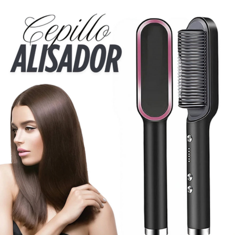 Cepillo Alisador Anti frizz – Alisado Perfecto en Minutos 🚀🔥