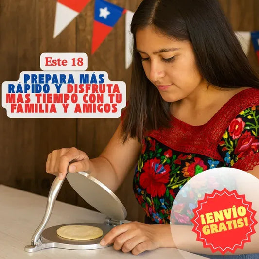 Prensa para tortillas y sopaipillas