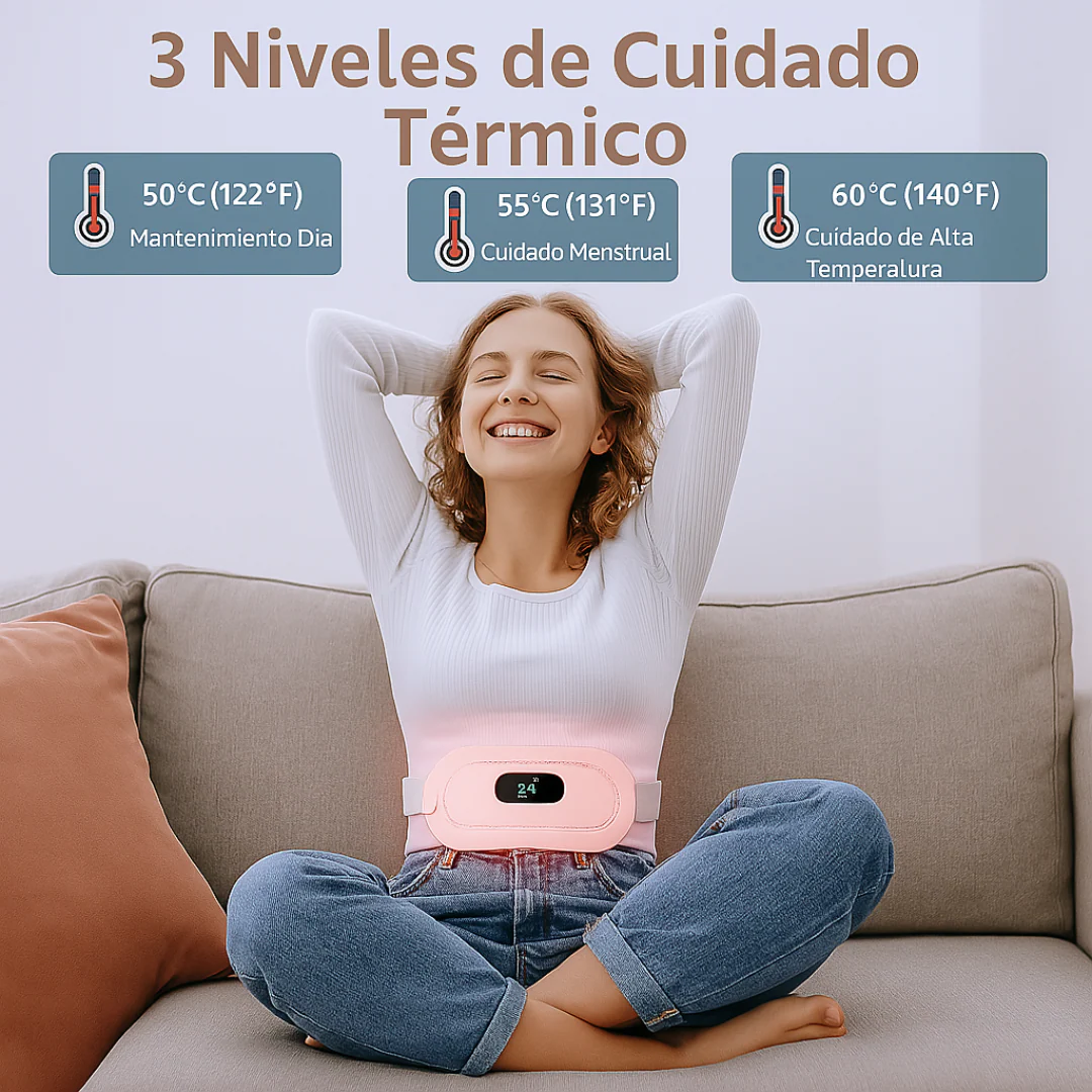 Guatero calentador menstrual eléctrico