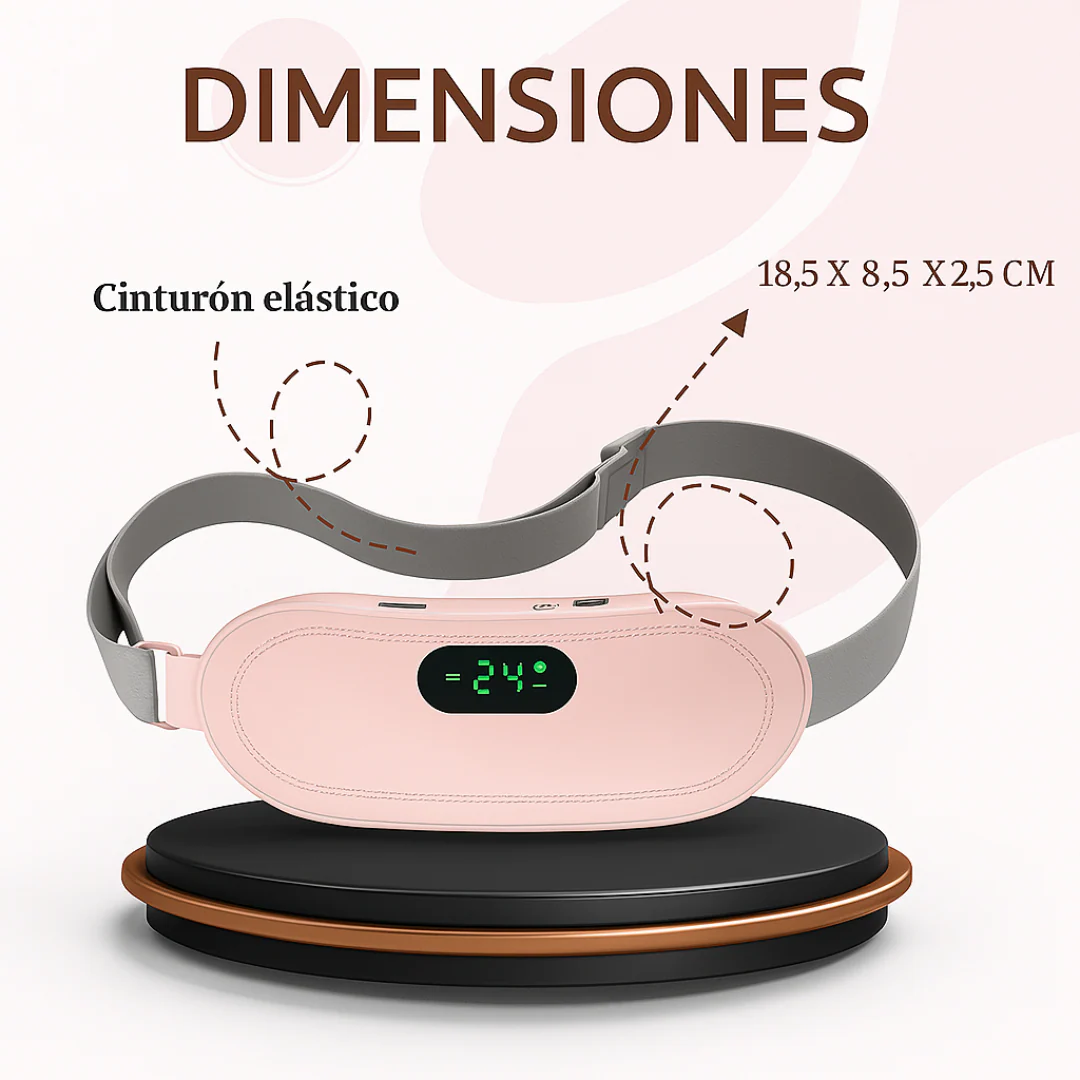 Guatero calentador menstrual eléctrico