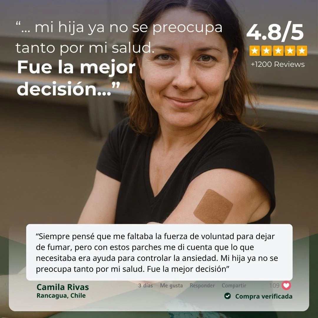 RespiraFácil® Parche Antitabaco LLEVA 30PCS