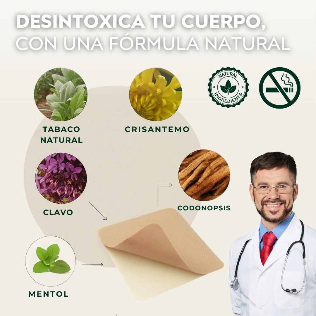 RespiraFácil® Parche Antitabaco LLEVA 30PCS