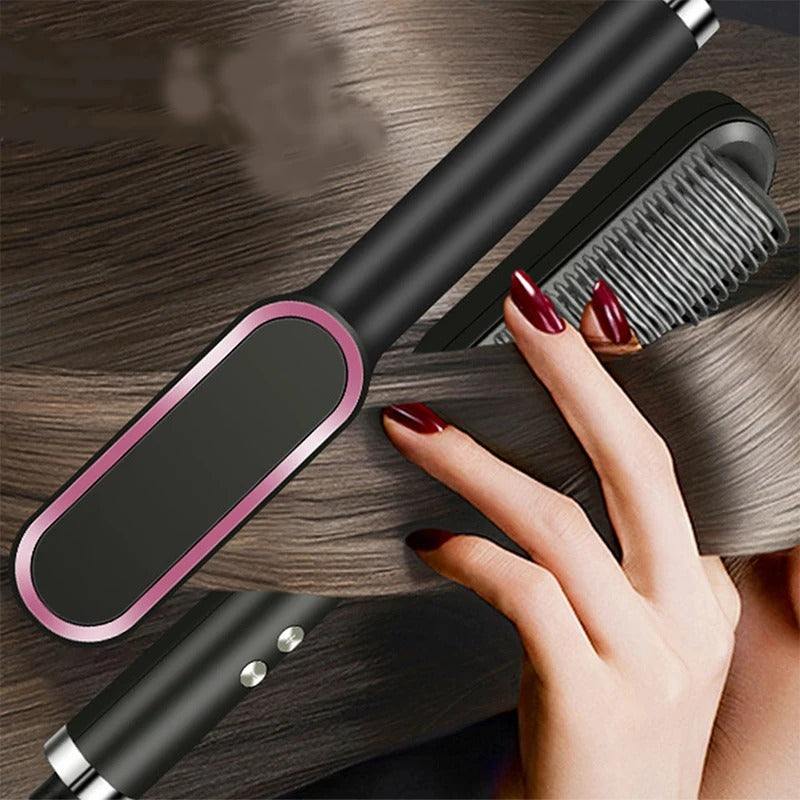 Cepillo Alisador Anti frizz – Alisado Perfecto en Minutos 🚀🔥